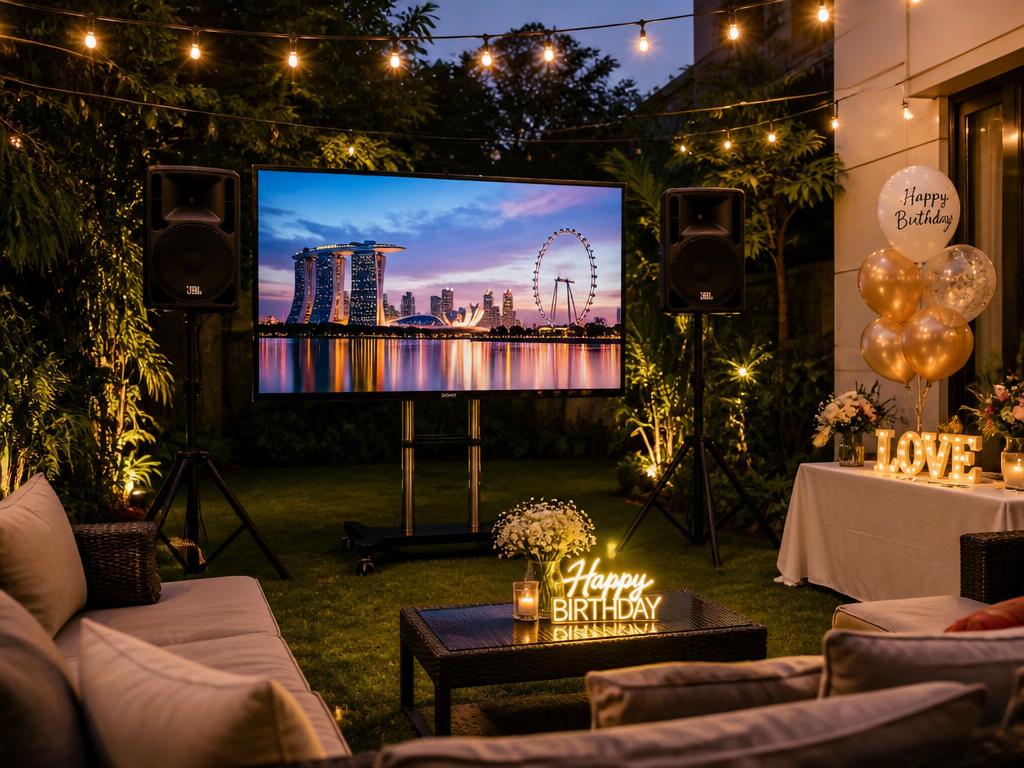 Backyard Birthday Cinema